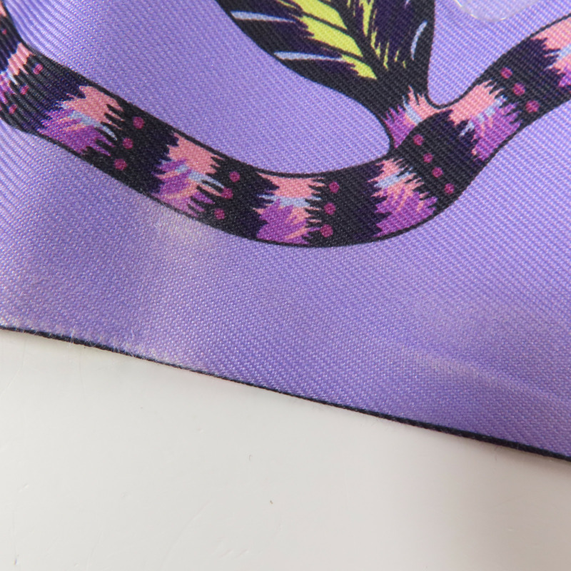 HERMES 絲質Twilly絲巾-8