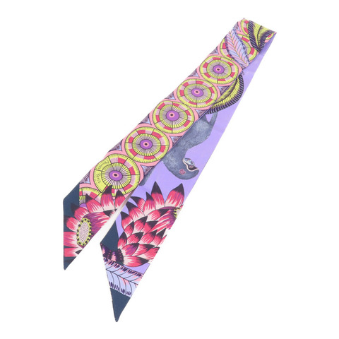 HERMES 絲質Twilly絲巾