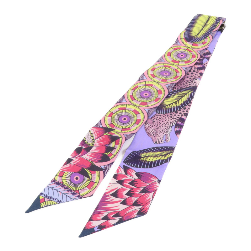 HERMES 絲質Twilly絲巾-1