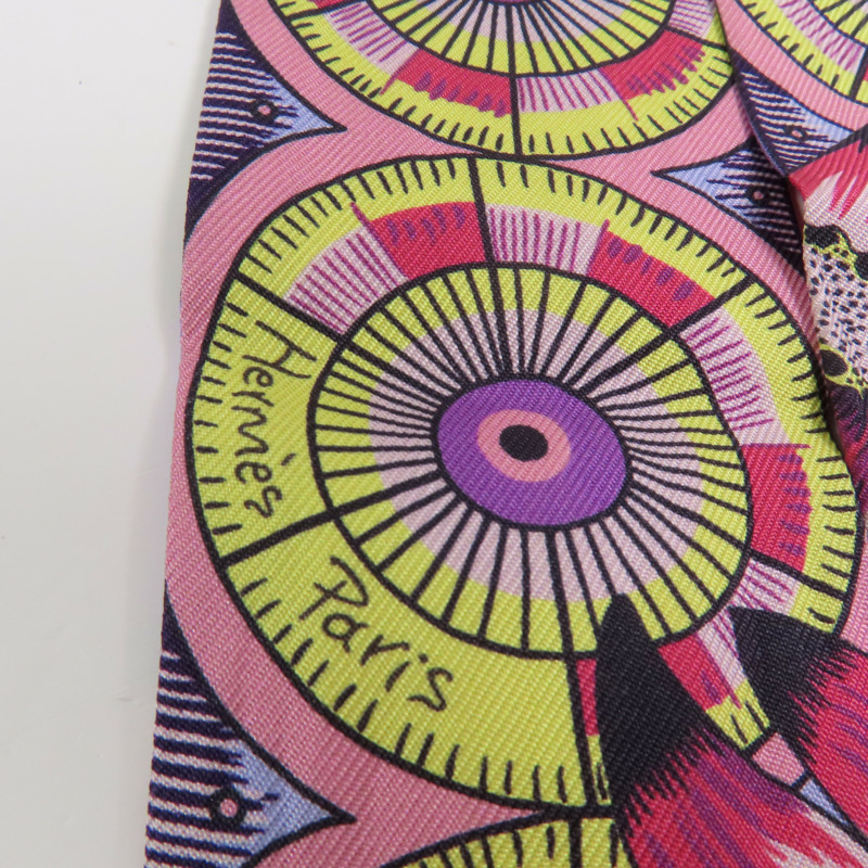 HERMES 絲質Twilly絲巾-3