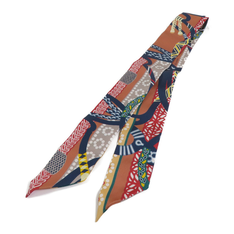 HERMES 絲質Twilly絲巾-2