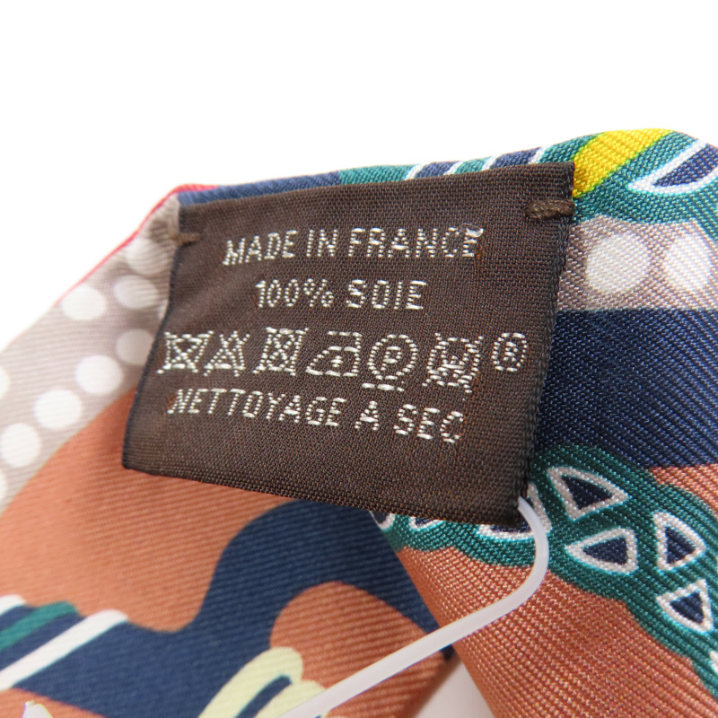 HERMES 絲質Twilly絲巾-7