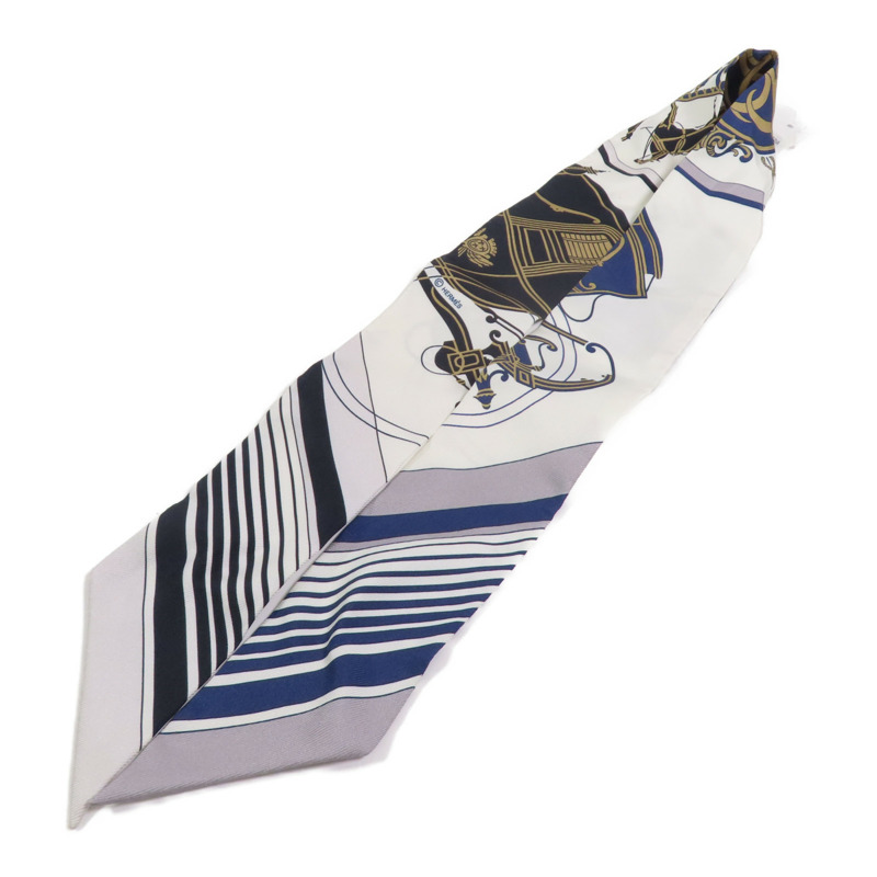 HERMES 絲質Twilly絲巾-4