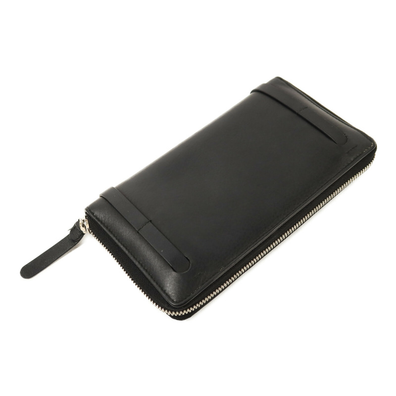 BALENCIAGA 牛皮皮革Long Wallet銀扣長錢包-4