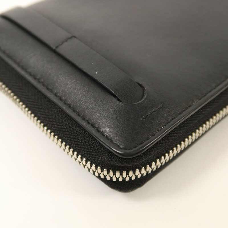 BALENCIAGA 牛皮皮革Long Wallet銀扣長錢包-13