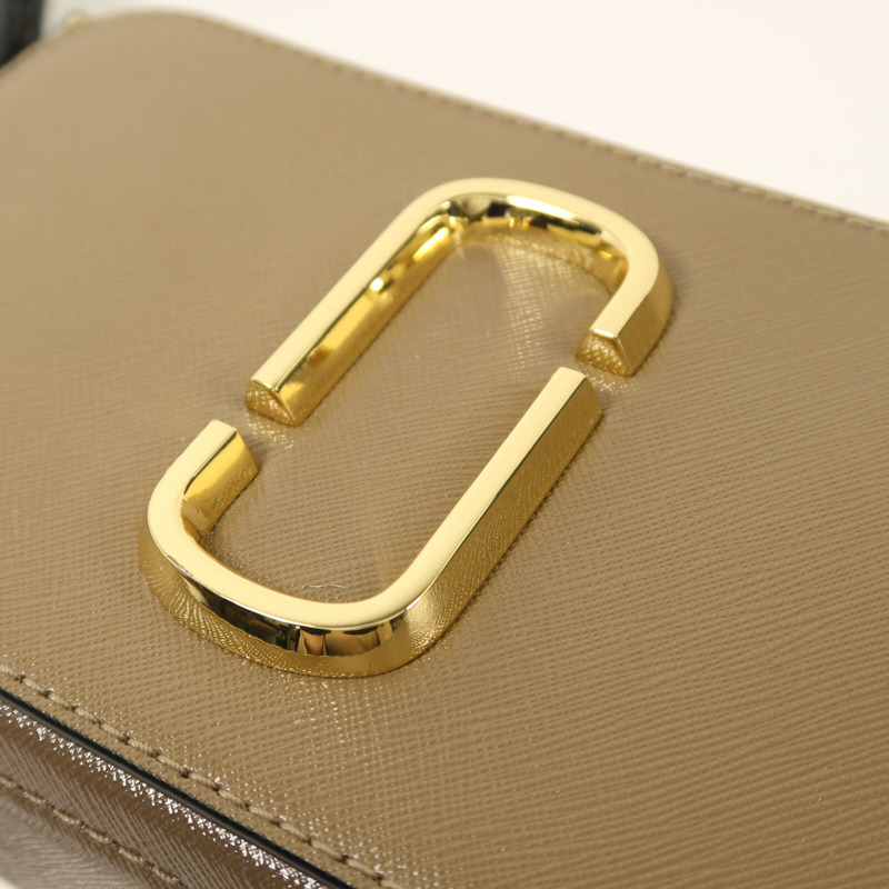 MARC JACOBS 牛皮皮革The Snapsot金扣肩背袋-8
