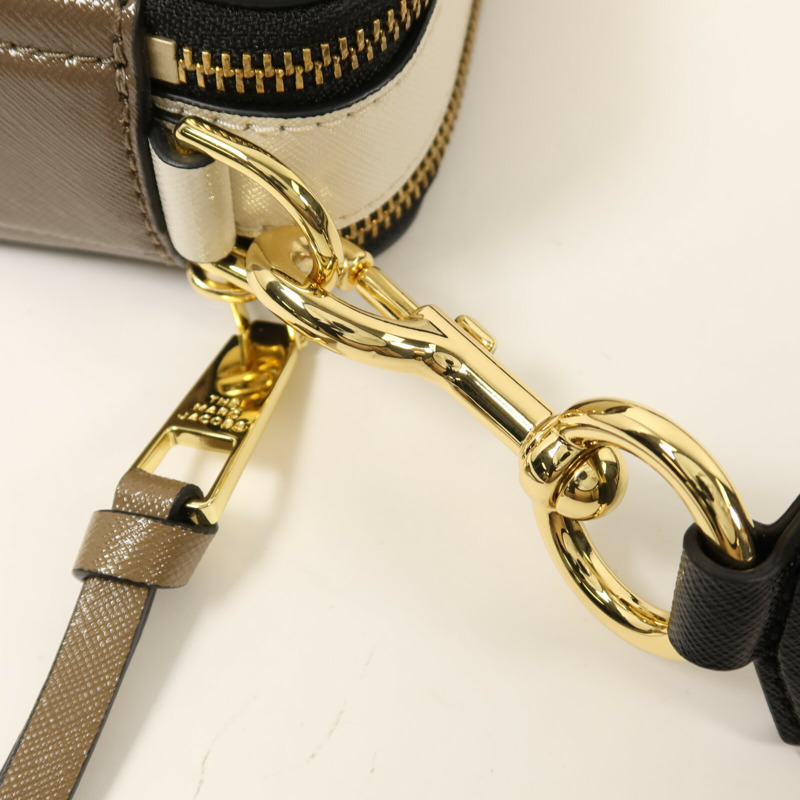 MARC JACOBS 牛皮皮革The Snapsot金扣肩背袋-9