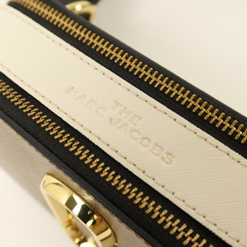 MARC JACOBS 牛皮皮革The Snapsot金扣肩背袋-10