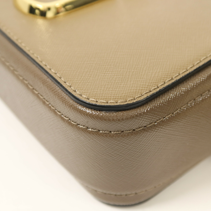 MARC JACOBS 牛皮皮革The Snapsot金扣肩背袋-12