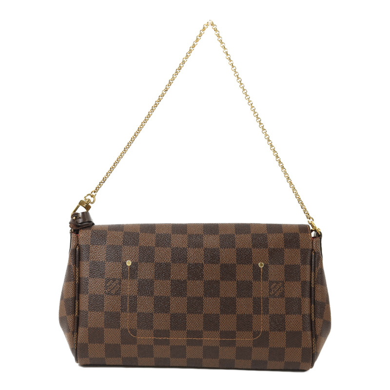 LOUIS VUITTON Damier Favorite MM金扣手挽肩背兩用袋-1