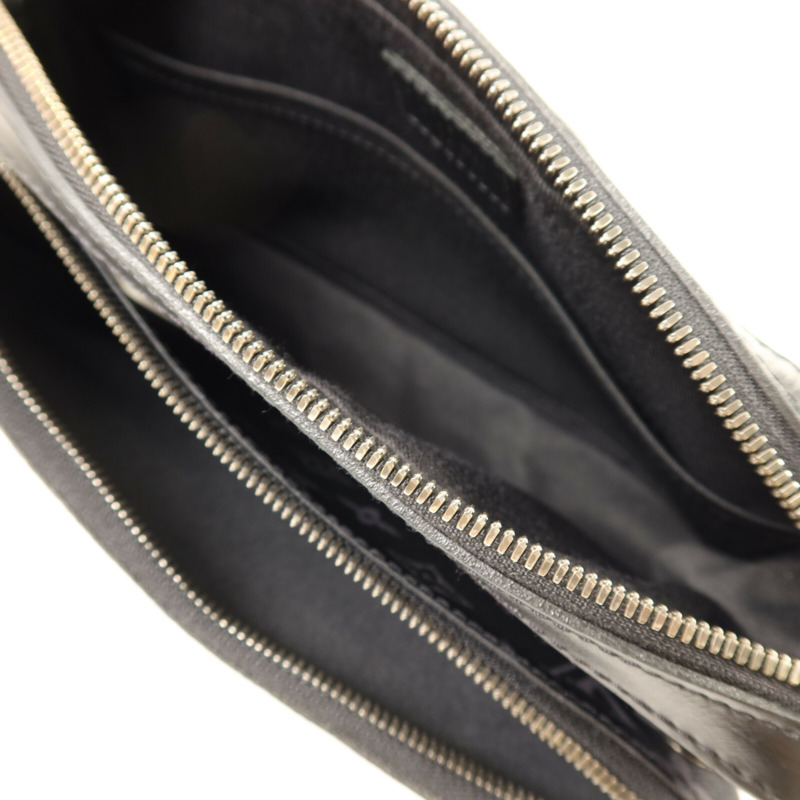 LOUIS VUITTON Monogram Eclipse Reverse Trio Messenger銀扣肩背袋灰色-4