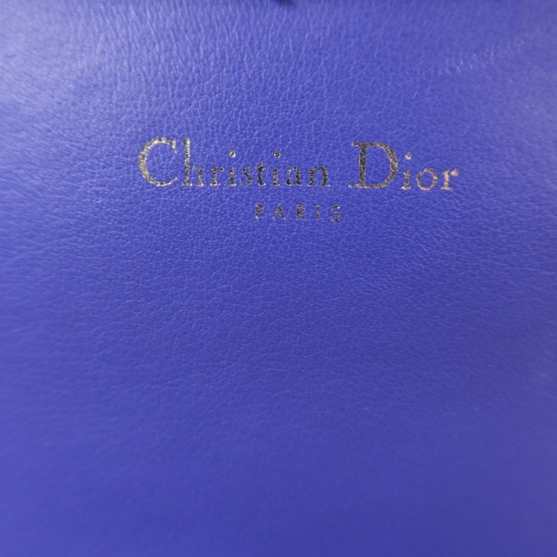 Dior 漆皮皮革Miss Dior Promenade Pouch銀扣鏈帶肩背袋-5