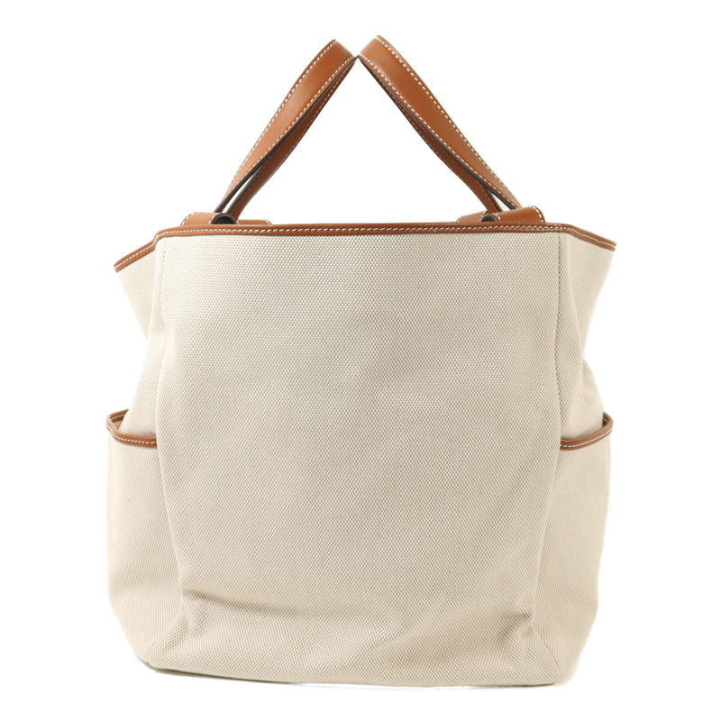 Delvaux 帆布Delvaux Tote金扣手挽肩背兩用袋-4