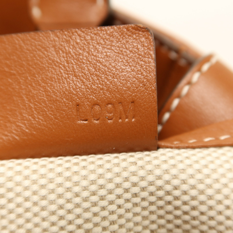 Delvaux 帆布Delvaux Tote金扣手挽肩背兩用袋-9