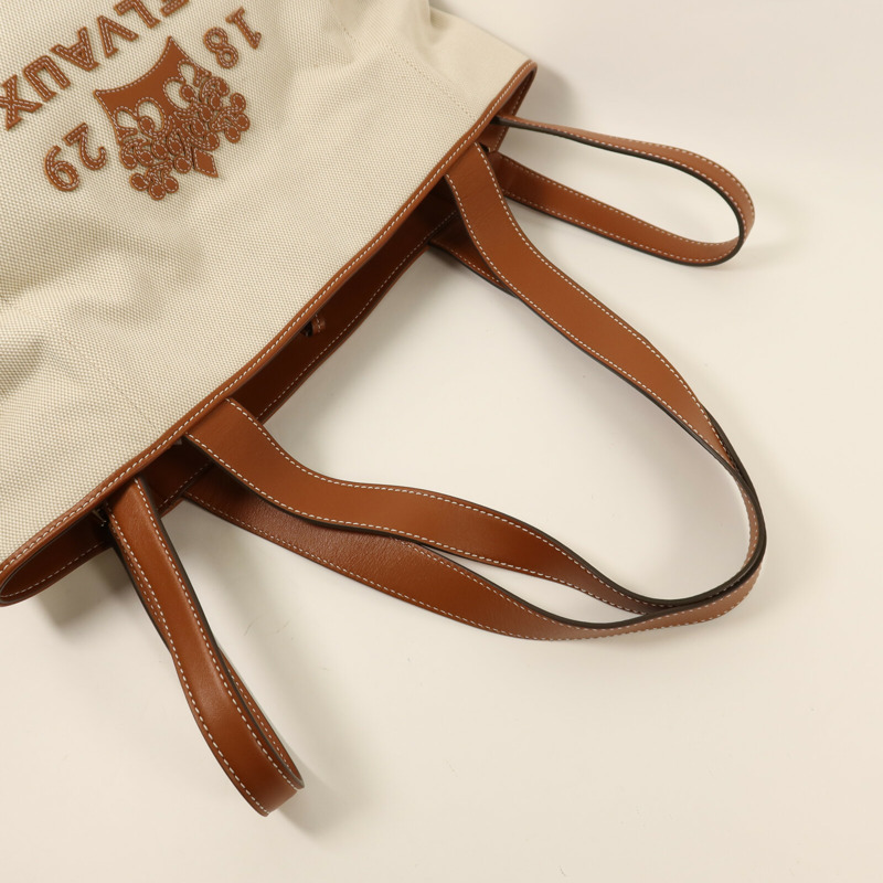 Delvaux 帆布Delvaux Tote金扣手挽肩背兩用袋-10