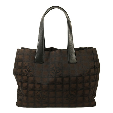 CHANEL 尼龍New Travel Line Tote銀扣手挽袋