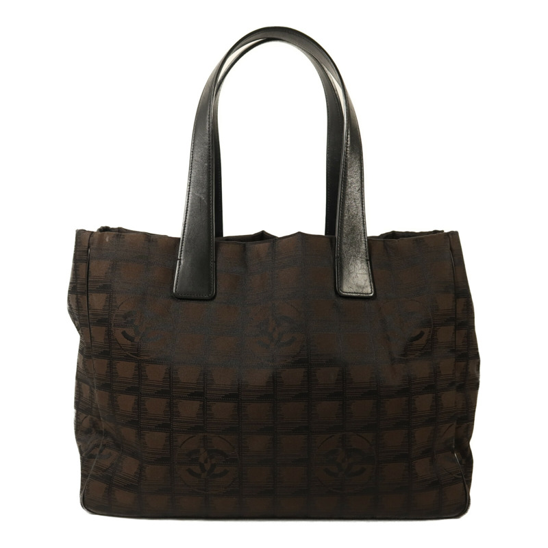 CHANEL 尼龍New Travel Line Tote銀扣手挽袋-1