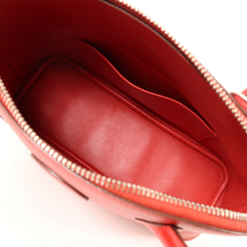 HERMES Epsom皮革Bolide 27銀扣手挽袋Rouge Casaque-4