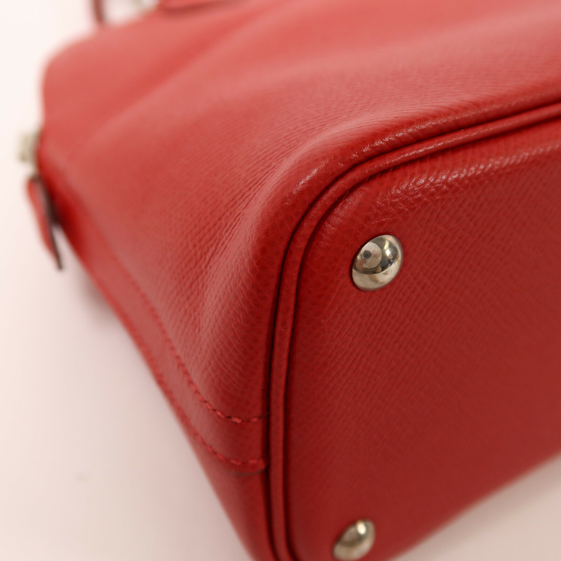 HERMES Epsom皮革Bolide 27銀扣手挽袋Rouge Casaque-10