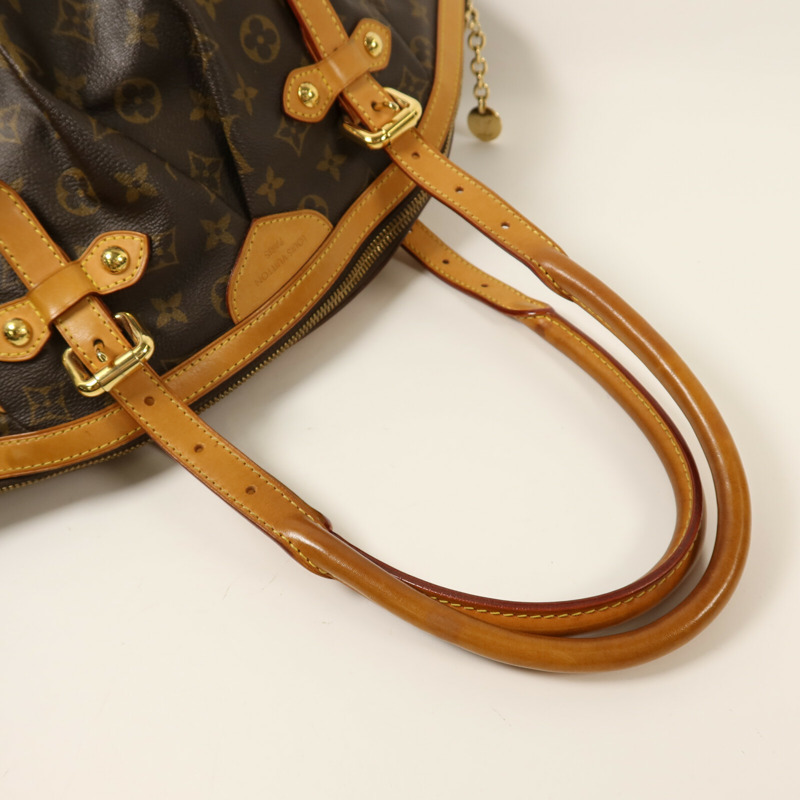 LOUIS VUITTON Monogram Tivoli GM金扣肩背袋-7