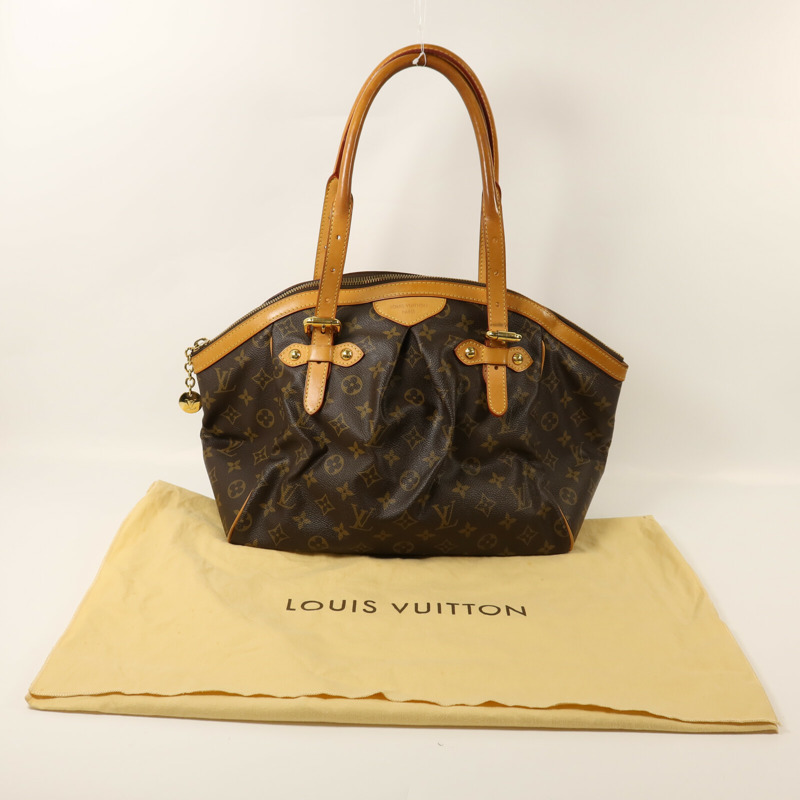 LOUIS VUITTON Monogram Tivoli GM金扣肩背袋-8