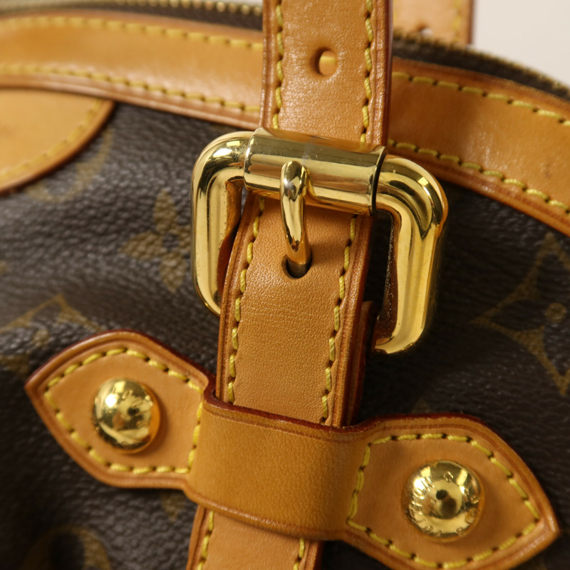 LOUIS VUITTON Monogram Tivoli GM金扣肩背袋-9