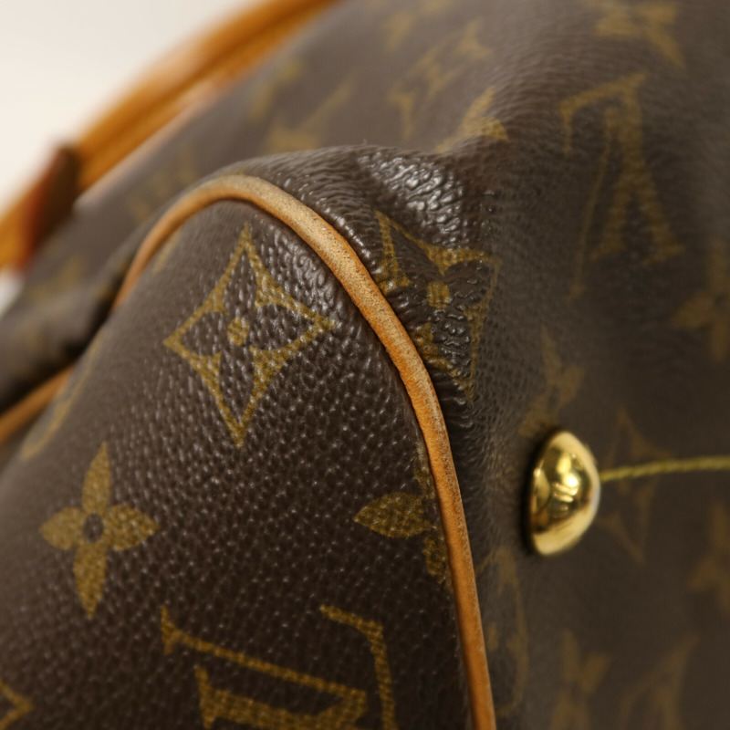 LOUIS VUITTON Monogram Tivoli GM金扣肩背袋-13