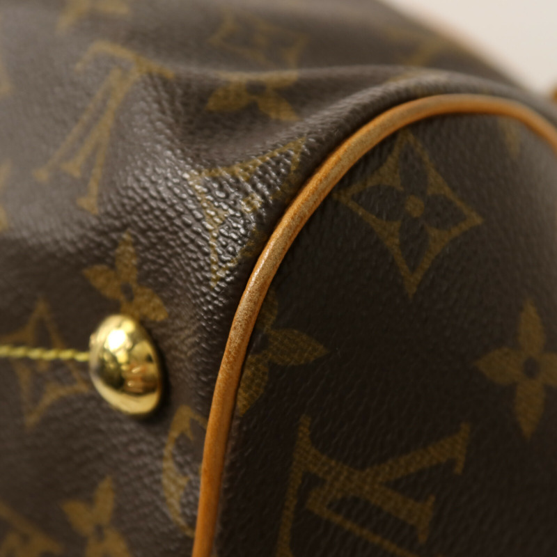 LOUIS VUITTON Monogram Tivoli GM金扣肩背袋-14