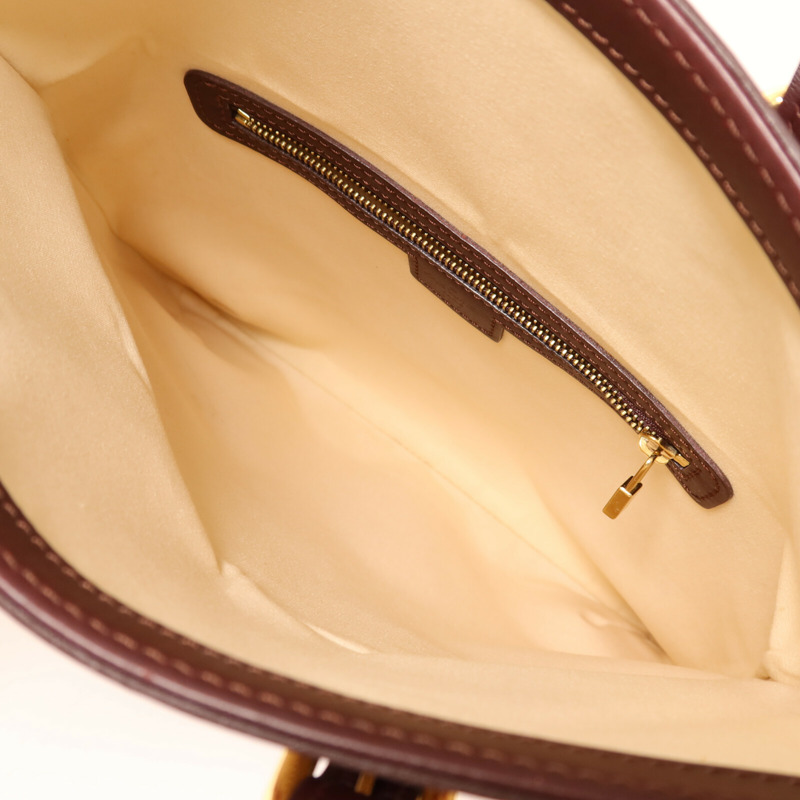 LOUIS VUITTON Monogram Mini Francoise金扣手挽肩背兩用袋-4