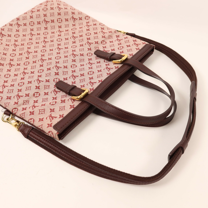 LOUIS VUITTON Monogram Mini Francoise金扣手挽肩背兩用袋-7