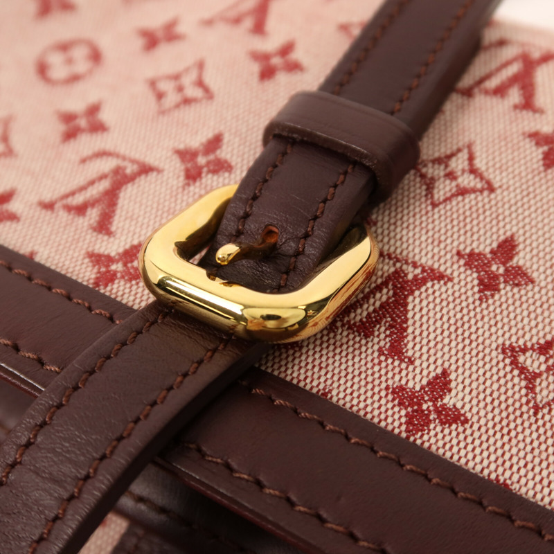 LOUIS VUITTON Monogram Mini Francoise金扣手挽肩背兩用袋-9