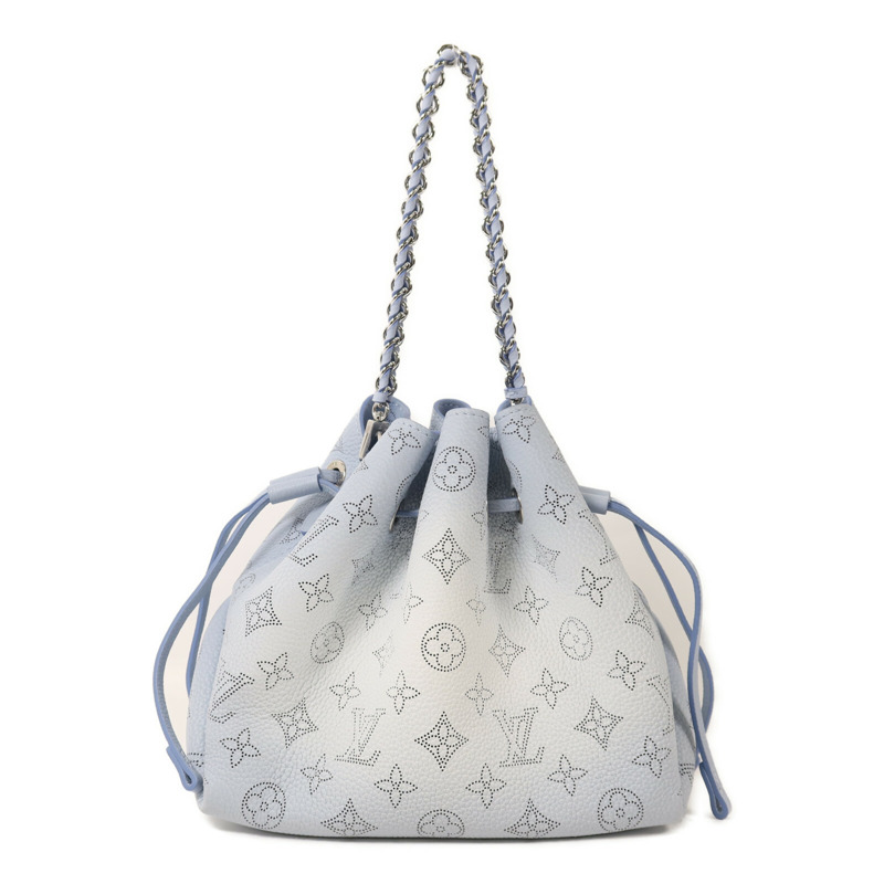 LOUIS VUITTON Mahina Bella銀扣鏈帶肩背袋-1