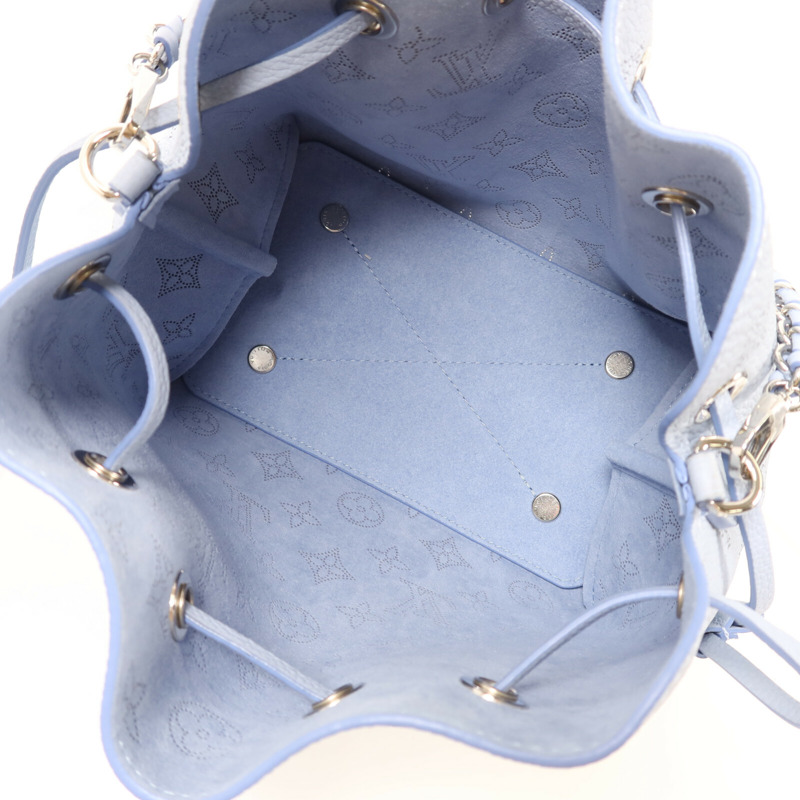 LOUIS VUITTON Mahina Bella銀扣鏈帶肩背袋-4