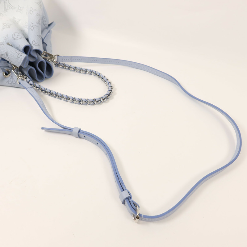 LOUIS VUITTON Mahina Bella銀扣鏈帶肩背袋-7