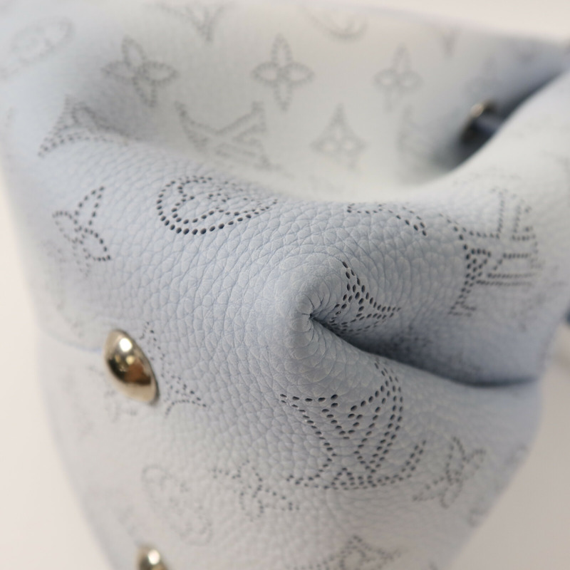 LOUIS VUITTON Mahina Bella銀扣鏈帶肩背袋-17