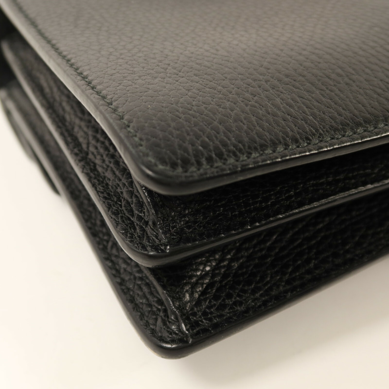 GUCCI 牛皮皮革Dionysus銀扣鏈帶肩背袋-15