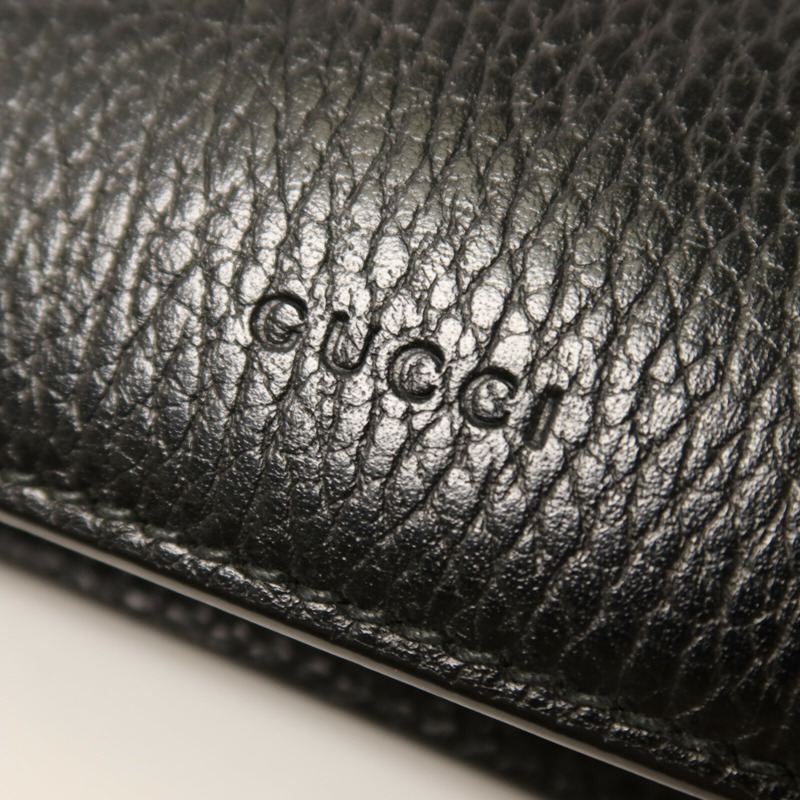 GUCCI 牛皮皮革Dionysus銀扣鏈帶肩背袋-17