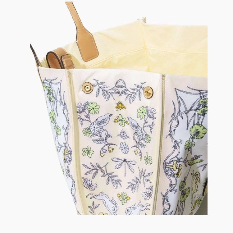 【TORY BURCH】高質感尼龍花卉大款托特包-2