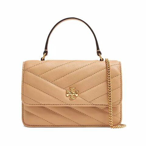 【TORY BURCH】專櫃款kira迷米鍊條兩用包-奶茶