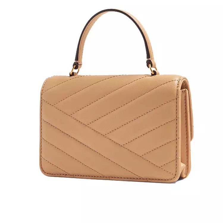 【TORY BURCH】專櫃款kira迷米鍊條兩用包-奶茶-2