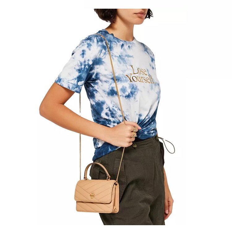 【TORY BURCH】專櫃款kira迷米鍊條兩用包-奶茶-3