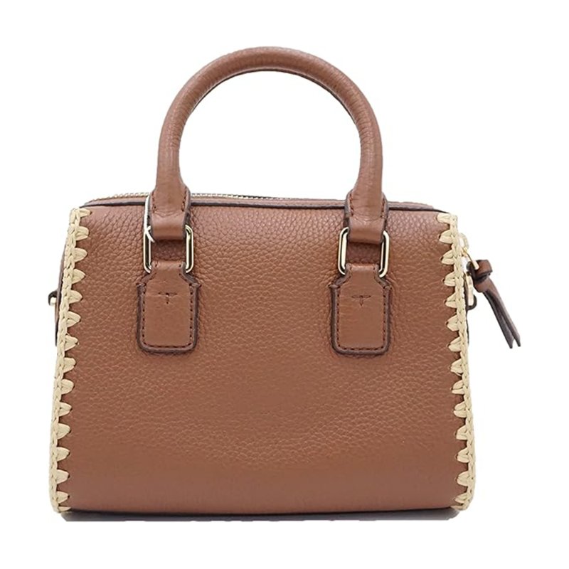 【TORY BURCH】編織飾邊兩用包-焦糖色-1