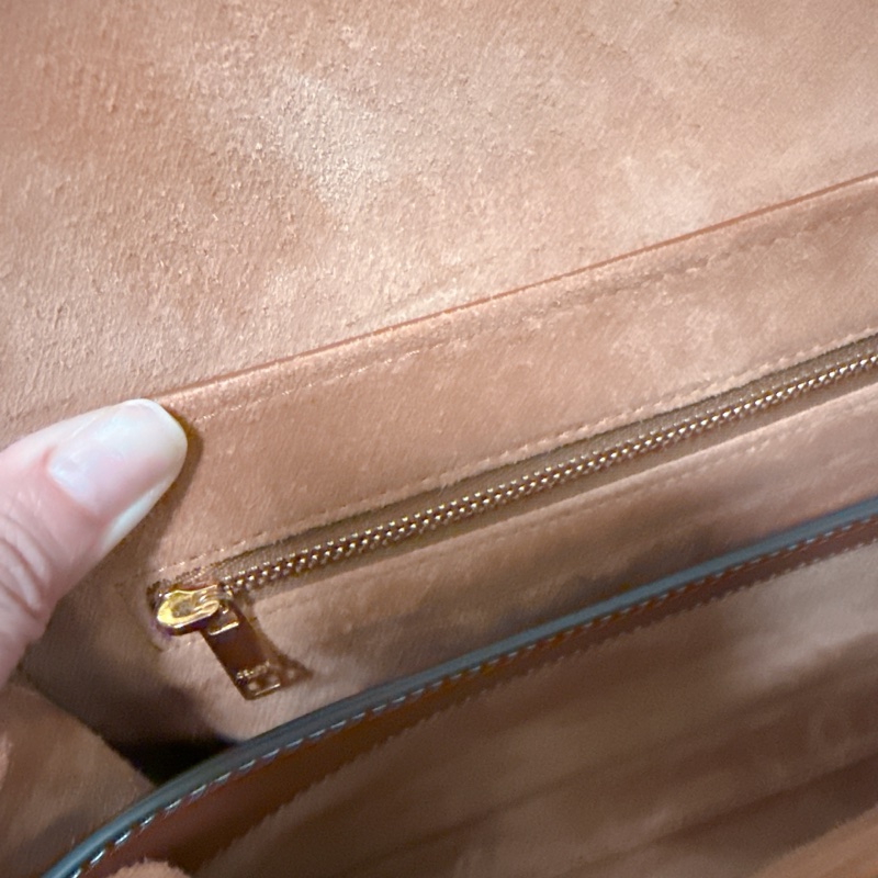 Celine teen soft 16 焦糖色 全新 Lisa同款-12