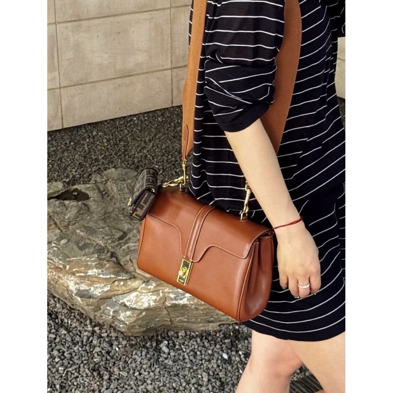 Celine teen soft 16 焦糖色 全新 Lisa同款-22