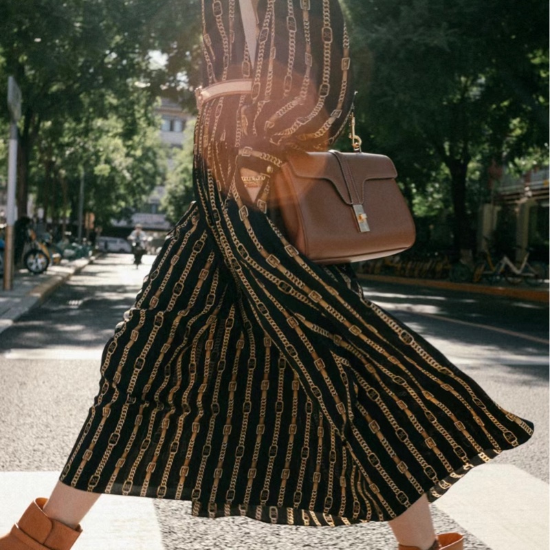 Celine teen soft 16 焦糖色 全新 Lisa同款-9