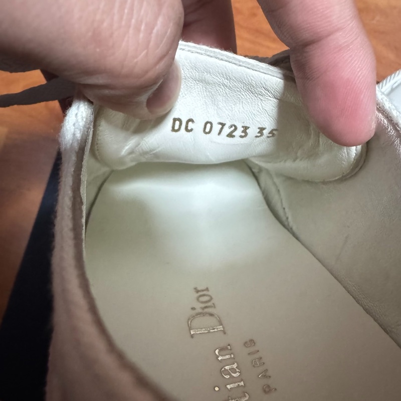 Dior正品滿印厚底鞋迪奧Walk'n'Oblique刺繡粉色 35碼-5