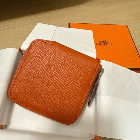 全新愛馬仕hermes 絲巾短夾錢包 稀有色