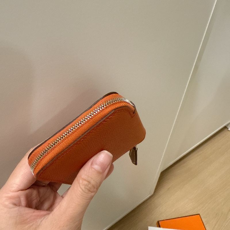 全新愛馬仕hermes 絲巾短夾錢包 稀有色-10