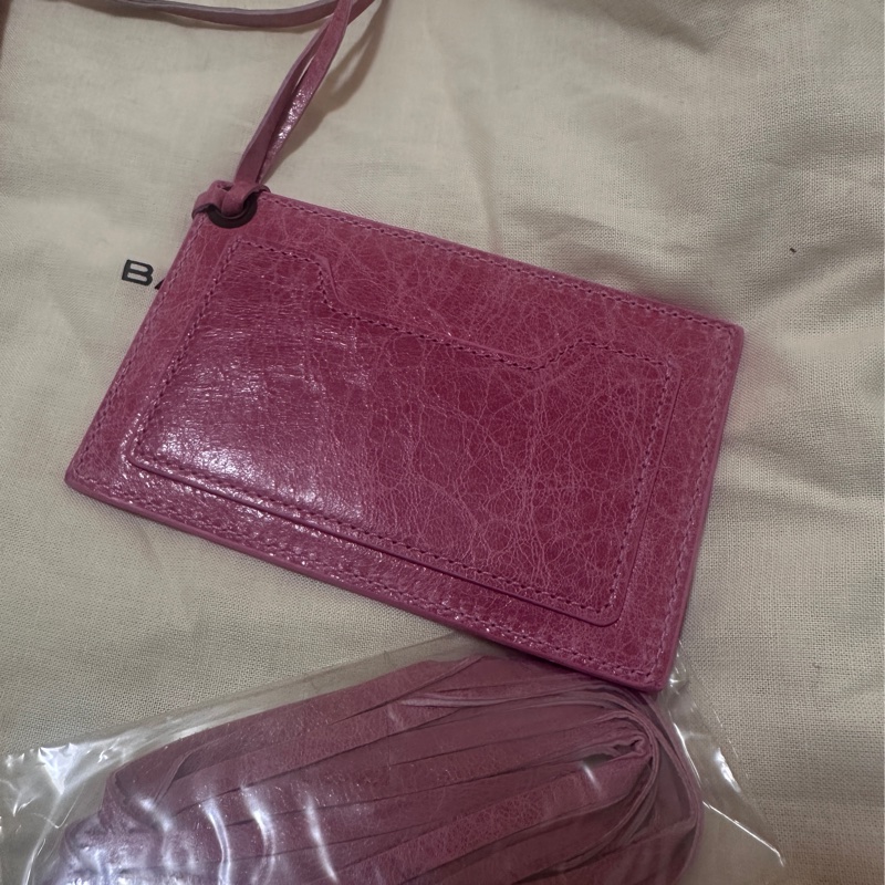 Balenciaga mini city 乾燥玫瑰粉機車包-13