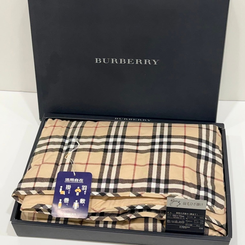 BURBERRY 倫敦 經典格紋羽絨膝上毯(四用)附禮盒和緞帶，送禮自用兩相宜-1